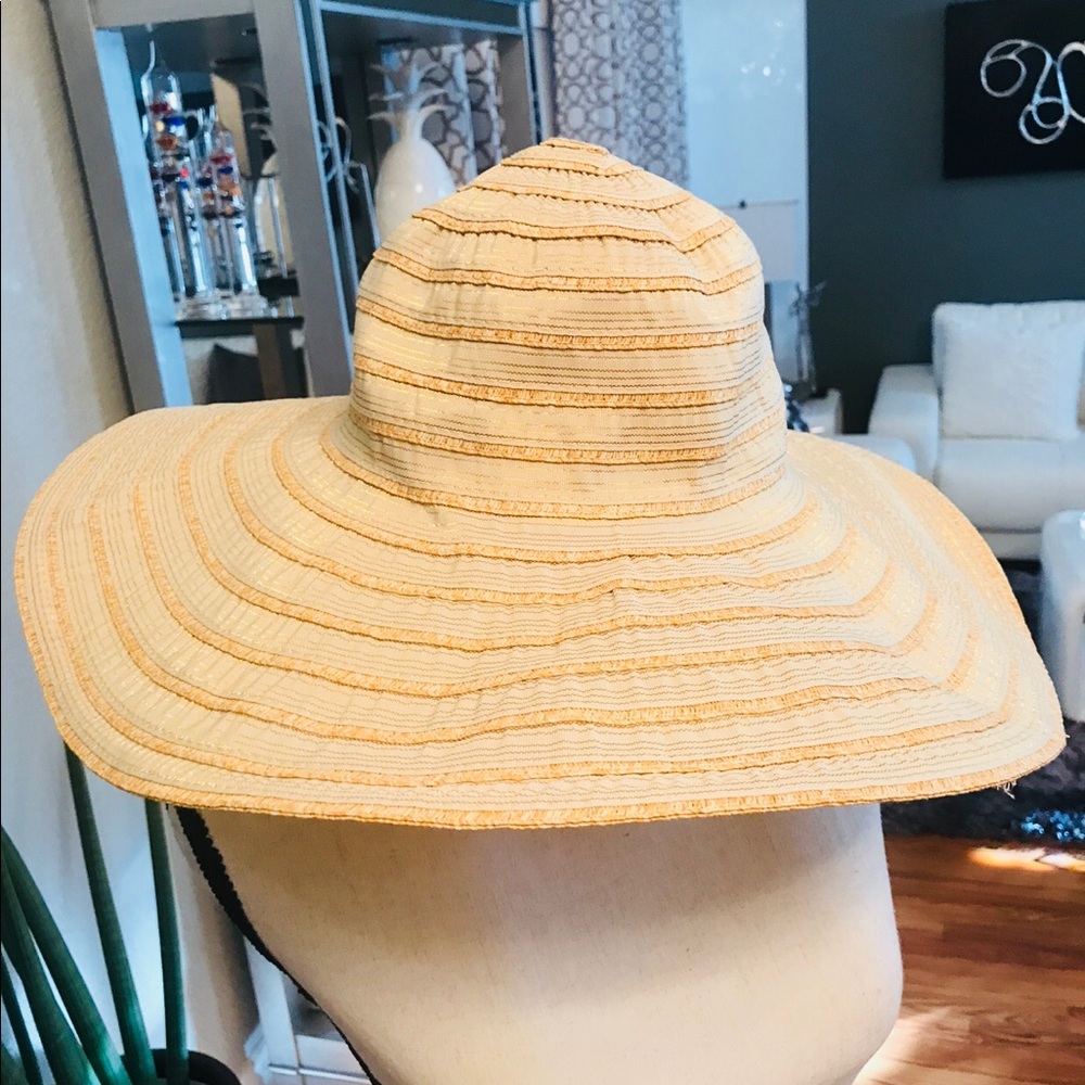 August Hat Gold Floppy Hat